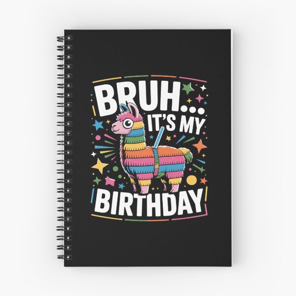 Item preview, Bruh Its My Birthday Llama Pinata Boy Girl Family Party Bday 45 designed and sold by MarryIsMonth.