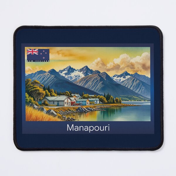 Item preview, Manapouri New Zealand Travel designed and sold by Thistle-TShop.