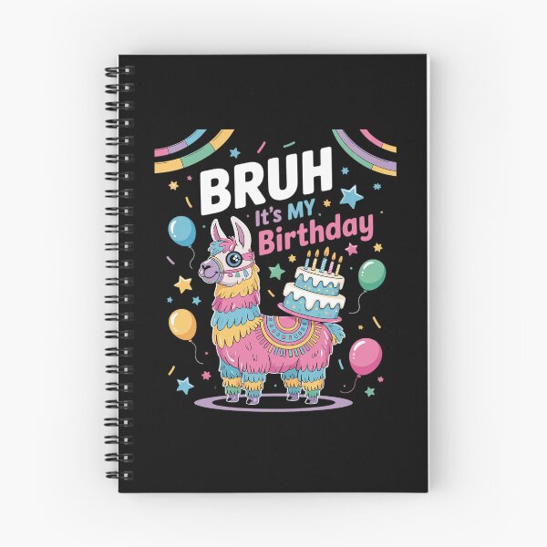 Item preview, Bruh Its My Birthday Llama Pinata Boy Girl Family Party Bday 47 designed and sold by AquaKiev.