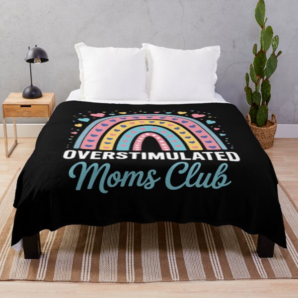 Item preview, Overstimulated Moms Club Motherhood Trendy Mom Groovy 0 designed and sold by FadeOfThrone.