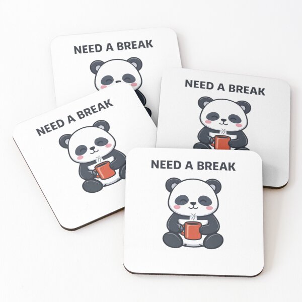 Item preview, Need A Break Panda Coffee designed and sold by the-dovlat.