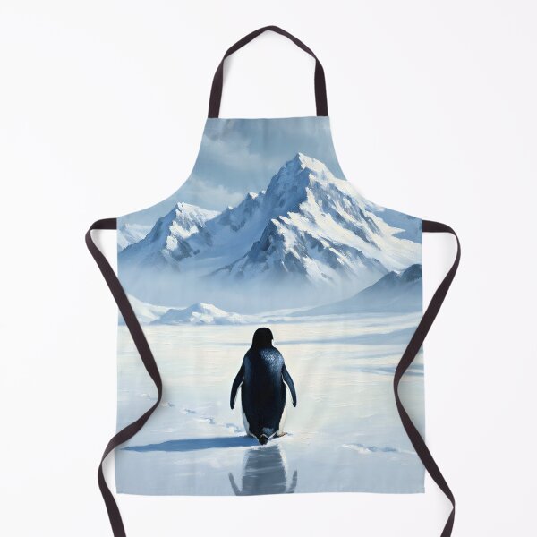Item preview, Nihilist Penguin | Antarctic Winter Art Oil Painting designed and sold by DesignAnother.