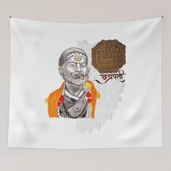 Item preview, Chhatrapati Shivaji Maharaj – Royal Maratha Warrior Portrait Art designed and sold by Unstocks.