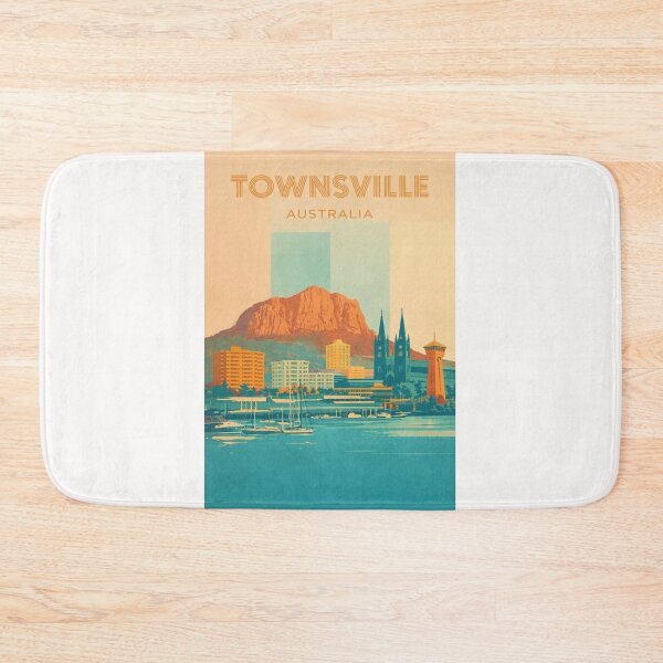 Item preview, Townsville Waterfront with Castle Hill, Marina and Cathedral Spires designed and sold by Places On Earth.
