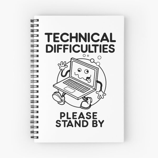 Item preview, Technical Difficulties Computer Error Illustration designed and sold by ImeldaSparks.