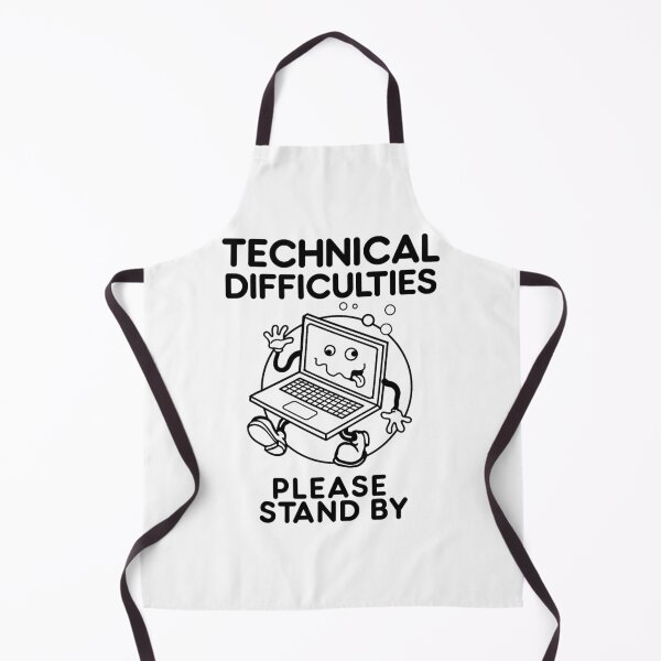 Item preview, Technical Difficulties Computer Error Illustration designed and sold by ImeldaSparks.