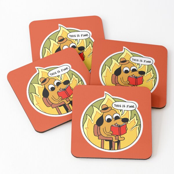 Item preview, This is fine sticker designed and sold by LadyHarker.