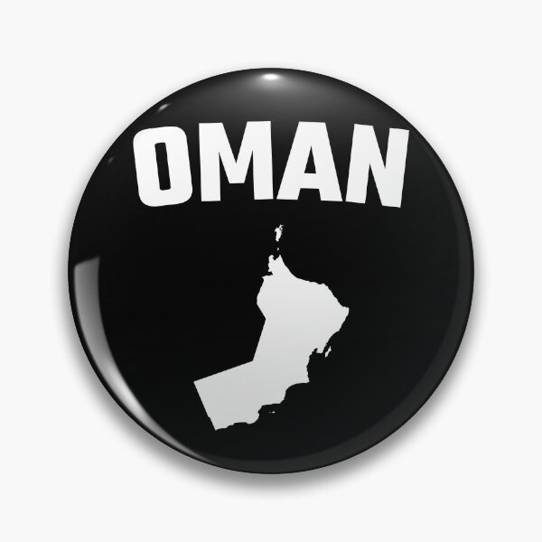Item preview, Oman Map Silhouette - Classic Minimalist Country Pride Design designed and sold by mashmosh.