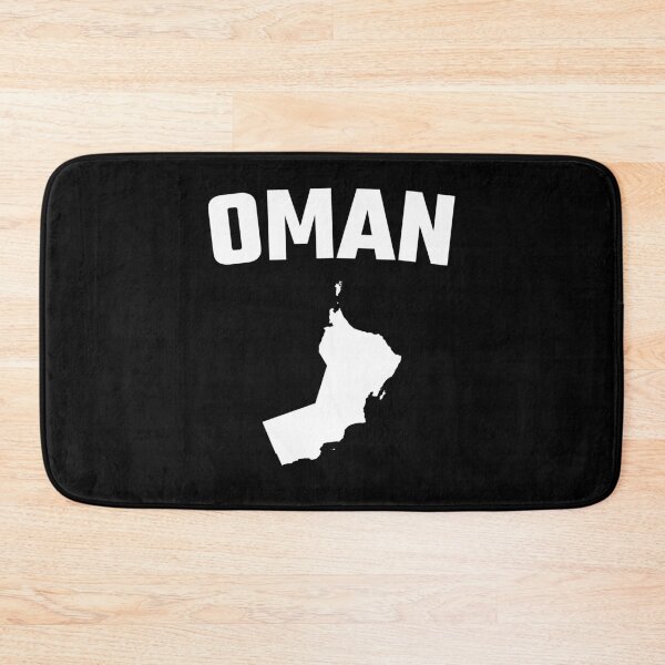 Item preview, Oman Map Silhouette - Classic Minimalist Country Pride Design designed and sold by mashmosh.
