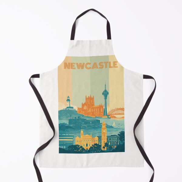Item preview, Newcastle Landmarks with Cathedral, Lighthouse and Harbour View designed and sold by Places On Earth.