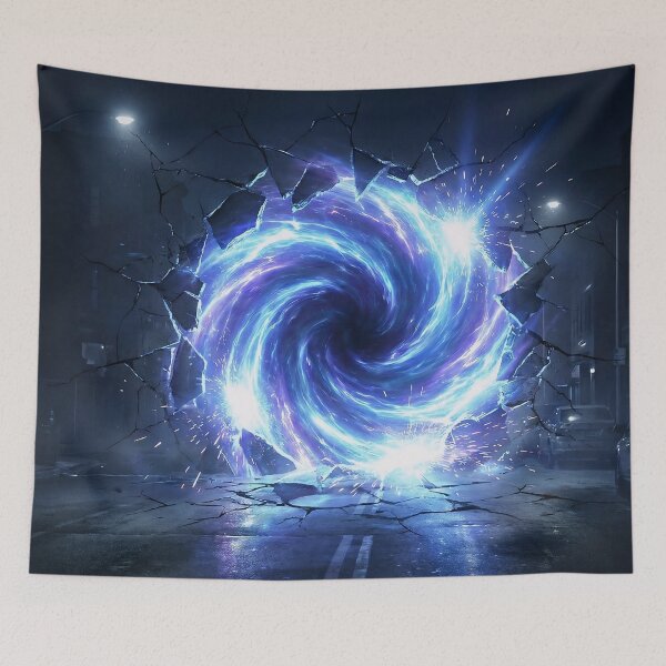 Item preview, Dimensional Rift - Sci-Fi City Portal to Another World designed and sold by Leo-Crafts.