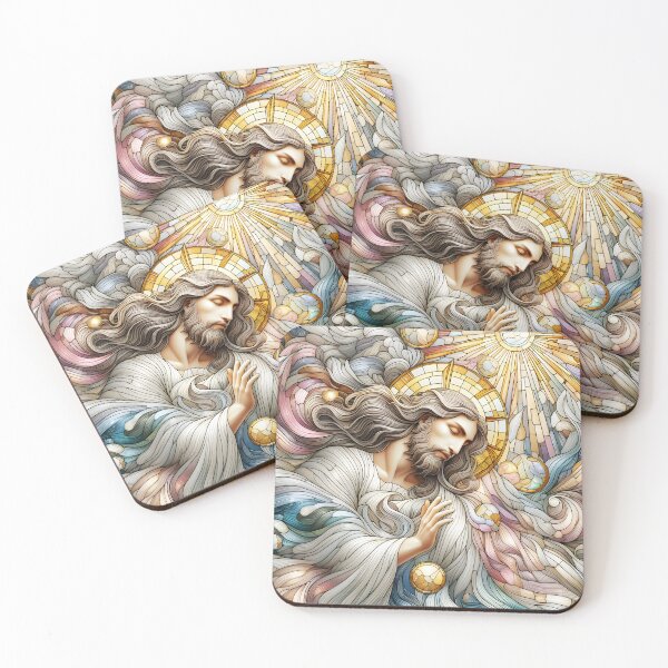 Item preview, Christianity Artwork with Stained Glass Look designed and sold by Divine Ease.