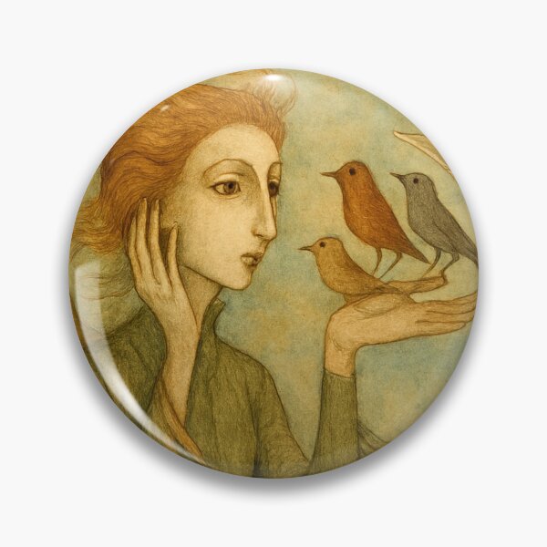 Item preview, Listen to the birds, not the news. designed and sold by Motes of the Gleam.