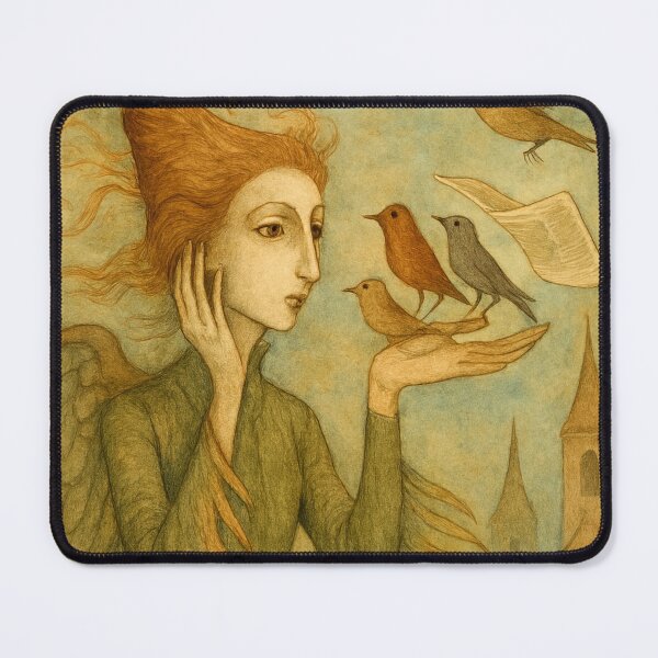 Item preview, Listen to the birds, not the news. designed and sold by Motes of the Gleam.