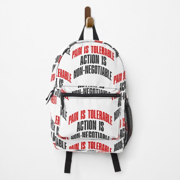 Item preview, Pain is Tolerable Action is Non-Negotiable designed and sold by LoganDzign.