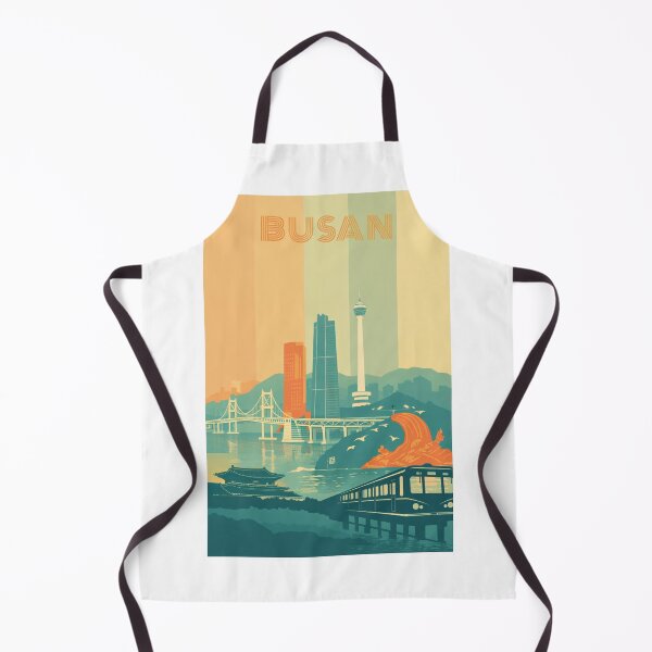 Item preview, Busan Landmark View with Busan Tower, Haeundae Skyline and Metro designed and sold by Aryabek.