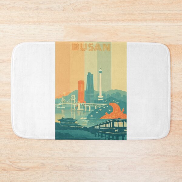 Item preview, Busan Landmark View with Busan Tower, Haeundae Skyline and Metro designed and sold by Aryabek.