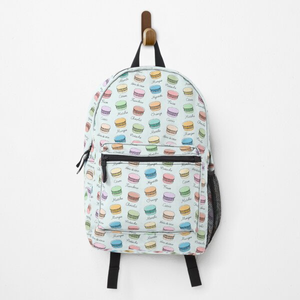 Item preview, French Macarons Multicolour Pattern on Mint Green designed and sold by Pinkdeer Designs.