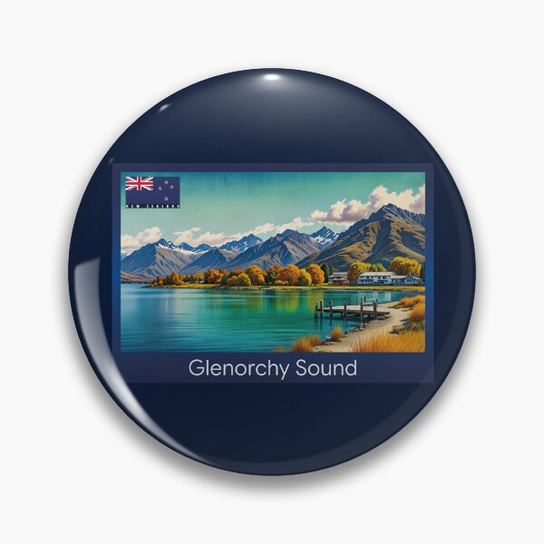 Item preview, Glenorchy Sound New Zealand Travel designed and sold by Thistle-TShop.