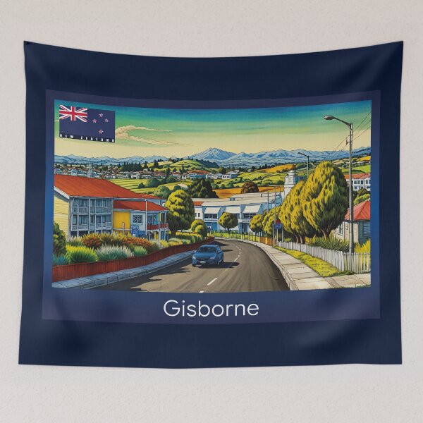 Item preview, Gisborne New Zealand Travel designed and sold by Thistle-TShop.