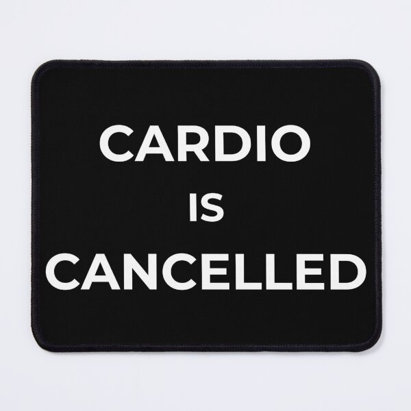 Item preview, Cardio Is Cancelled Shirt – Funny Gym Shirt, Fitness Humor T-Shirt, Weightlifting Workout Tee, Gift for Gym Lovers designed and sold by yrzvdev.