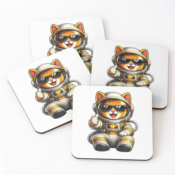 Item preview, Cosmic orange cat – Sunglasses & spacesuit designed and sold by Hosharu Gaming.