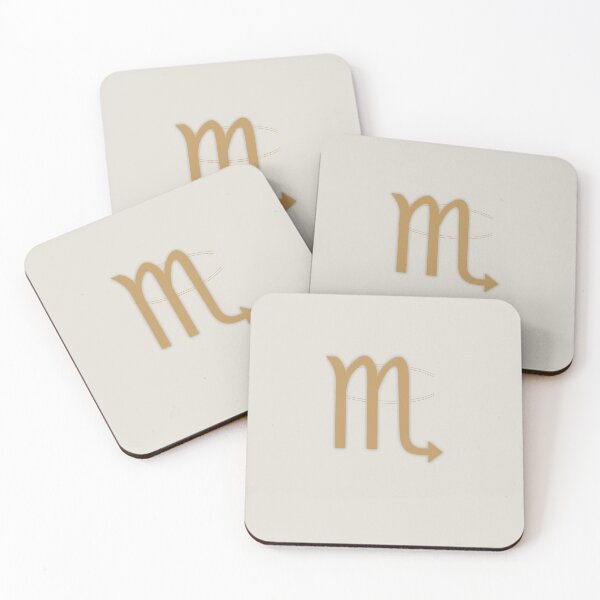 Item preview, Scorpio Zodiac Glyph Astrology Art – Minimalist Astrological Symbol designed and sold by HoloInverse.