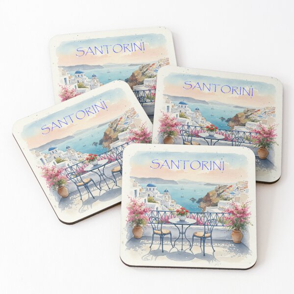 Item preview, A Quiet Morning in Santorini designed and sold by Jeeraphat Homrern.