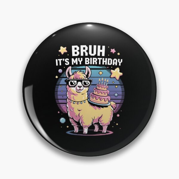 Item preview, Bruh Its My Birthday Llama Pinata Boy Girl Family Party Bday 48 designed and sold by MarryIsMonth.