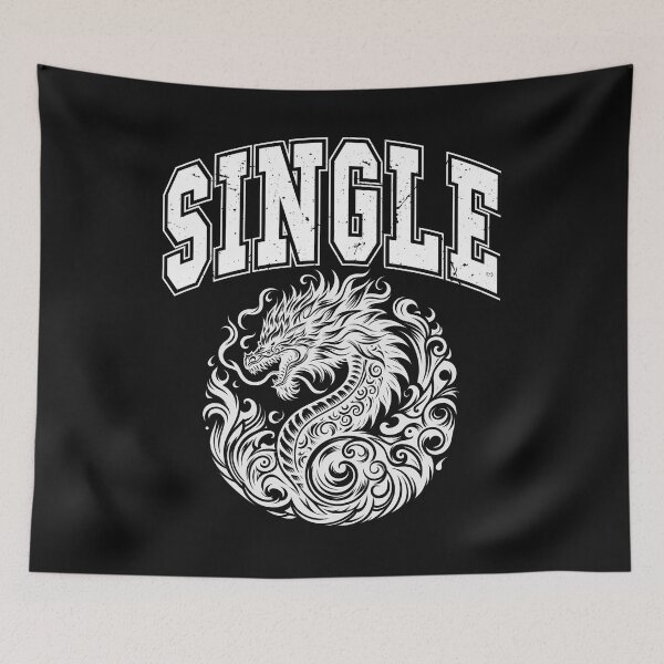 Item preview, Single Statement Dragon Tattoo Art Design designed and sold by Aquarius-club.