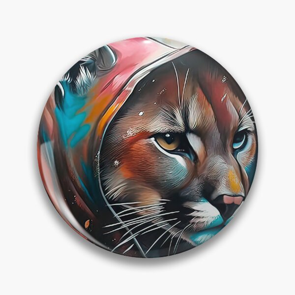Item preview, Portrait of a hooded puma designed and sold by paulrommer.