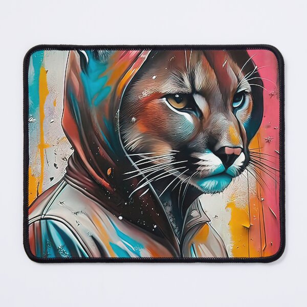 Item preview, Portrait of a hooded puma designed and sold by paulrommer.