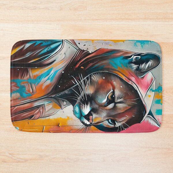 Item preview, Portrait of a hooded puma designed and sold by paulrommer.