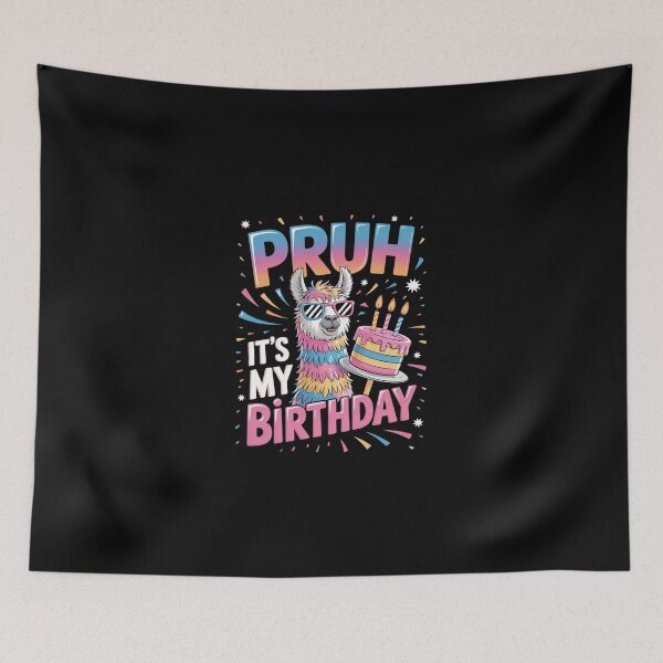 Item preview, Bruh Its My Birthday Llama Pinata Boy Girl Family Party Bday 49 designed and sold by SyntaxClaw.