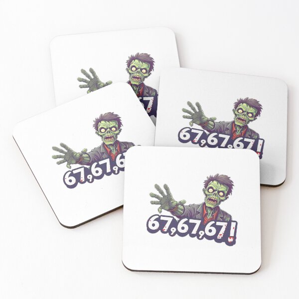 Item preview, Funny Humoristic Zombie that speak three numbers 67! designed and sold by Giulivo Store Graphic.