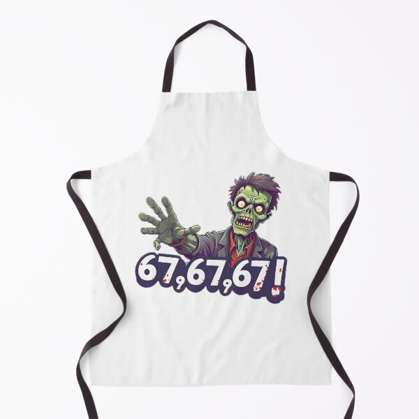 Item preview, Funny Humoristic Zombie that speak three numbers 67! designed and sold by Giulivo Store Graphic.