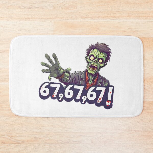 Item preview, Funny Humoristic Zombie that speak three numbers 67! designed and sold by Giulivo Store Graphic.