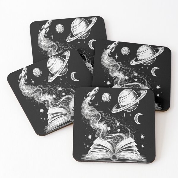 Item preview, Space Books Bookworm Astronomy Science Galaxy Planet designed and sold by Lucaseinar.