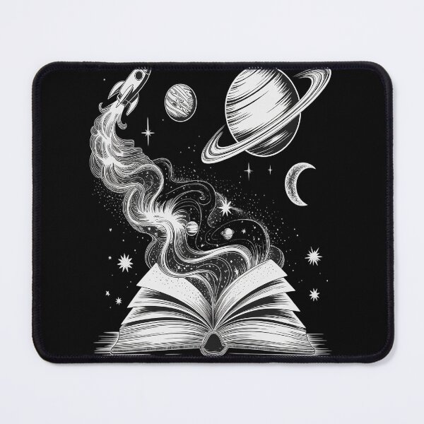 Item preview, Space Books Bookworm Astronomy Science Galaxy Planet designed and sold by Lucaseinar.