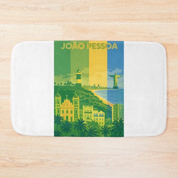 Item preview, João Pessoa Skyline with Historic Churches and Farol do Cabo Branco designed and sold by Aryabek.