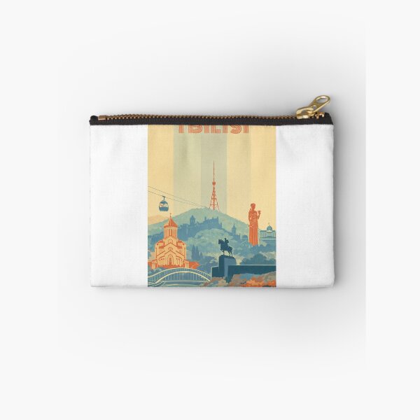 Item preview, Tbilisi Panorama with Metekhi Cathedral, Cable Car and Mother of Georgia designed and sold by Aryabek.