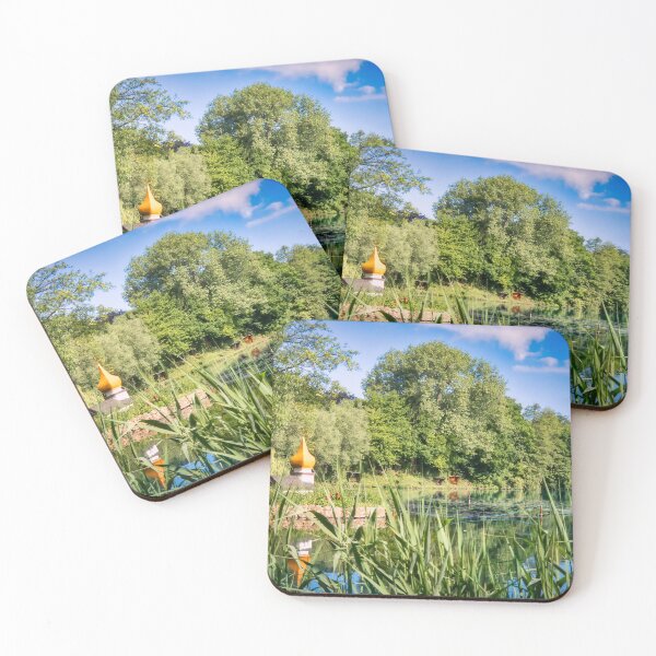 Item preview, See the idyllic Cappenberg Lake in Lünen designed and sold by Creative Waves Media.