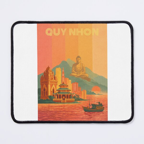 Item preview, Quy Nhon Temple Coastline with Sunset and Giant Buddha Statue designed and sold by Aryabek.
