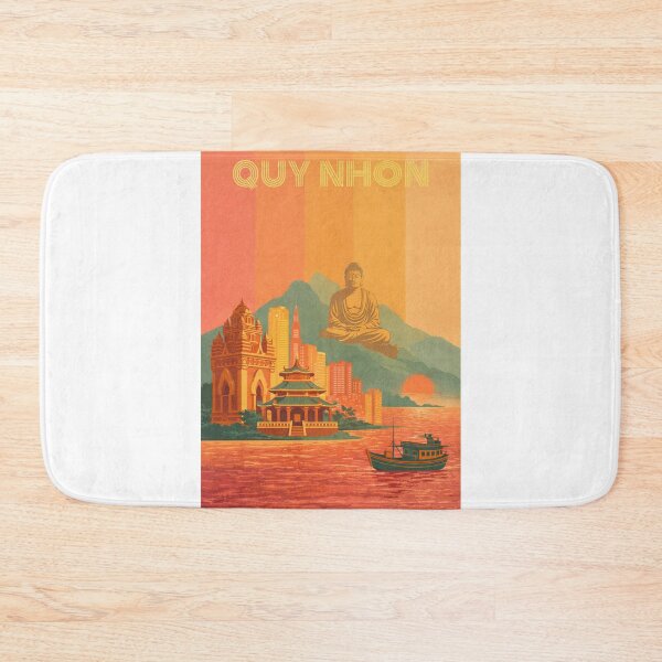 Item preview, Quy Nhon Temple Coastline with Sunset and Giant Buddha Statue designed and sold by Aryabek.