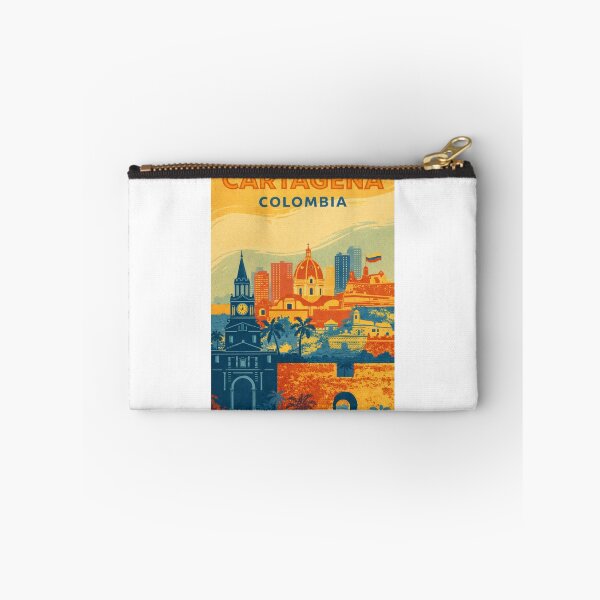 Item preview, Cartagena Historic Skyline with Clock Tower and Cathedral designed and sold by Aryabek.