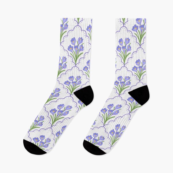 Item preview, Spring preppy crocuses flowers designed and sold by Viaire.