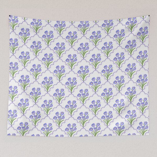 Item preview, Spring preppy crocuses flowers designed and sold by Viaire.