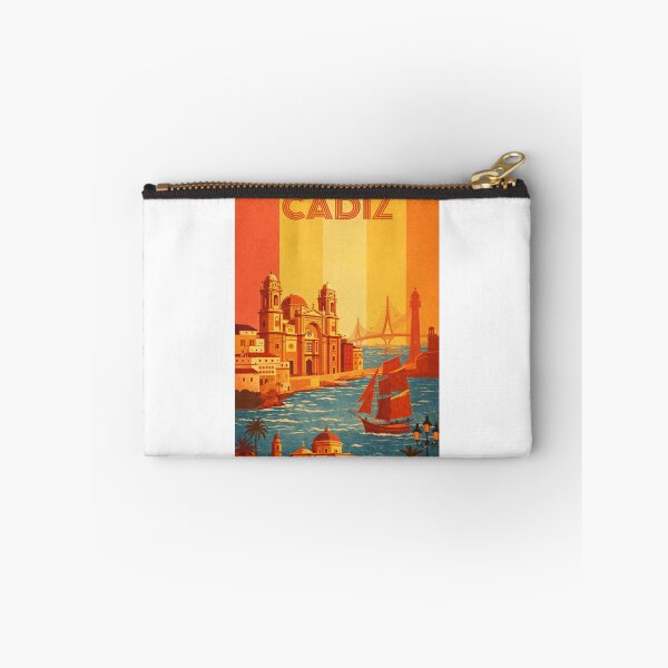 Item preview, Cádiz Cathedral and Coastal Landmarks with Historic Harbor Scene designed and sold by Aryabek.