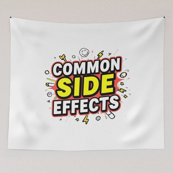 Item preview, Common Side Effects – Funny Warning Style designed and sold by Mukesh Saxena.