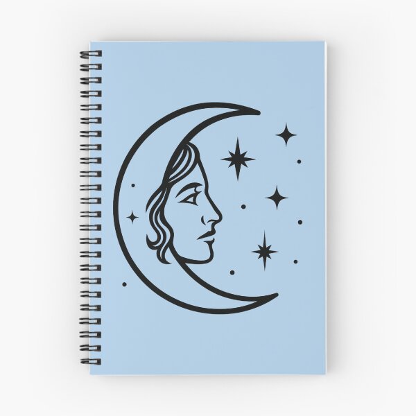 Item preview, Mystic Moon Face Minimal Line designed and sold by HoloInverse.